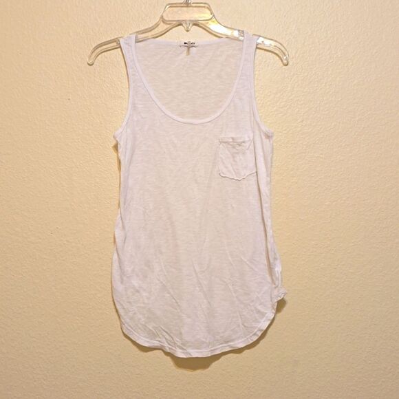 LA MADE WHITE TANK TOP XS - Picture 1 of 8